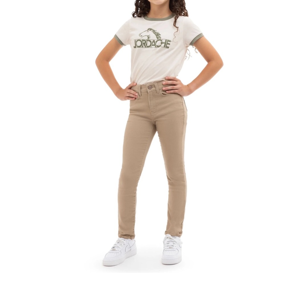 Jordache Tan Skinny Jeans High-Waisted